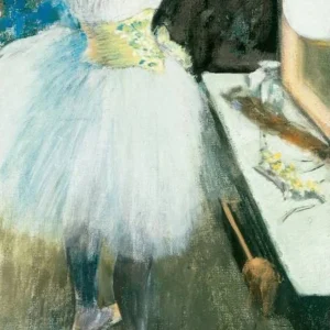 Edgar Degas Dancer in Her Dressing Room Poster 1879 Wall Art Painting
