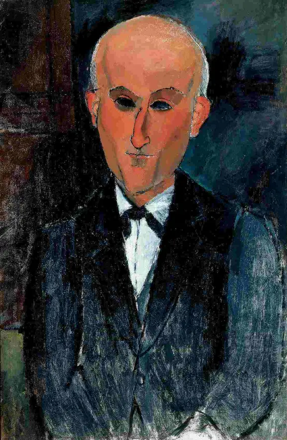 Amedeo Modigliani Max Jacob 1876 Poster 1916 Wall Art Painting