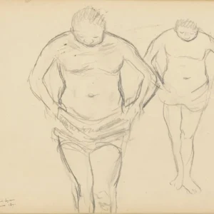 Edgar Degas Copies of Cezanne S Bathers Poster 1895 Wall Art Painting