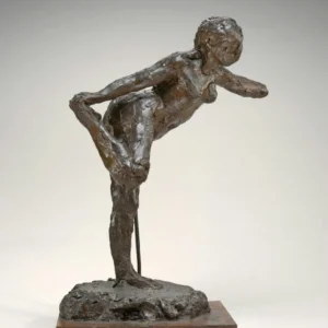Edgar Degas Dancer Holding Her Right Foot in Her Right Hand Poster 1900 V2 Wall Art Painting
