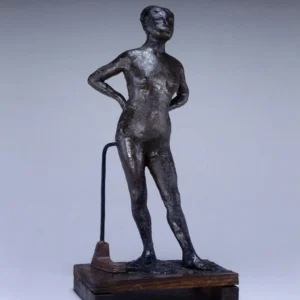 Edgar Degas Dancer at Rest Hands on Her Hips Left Leg Forward Poster 1882 Wall Art Painting