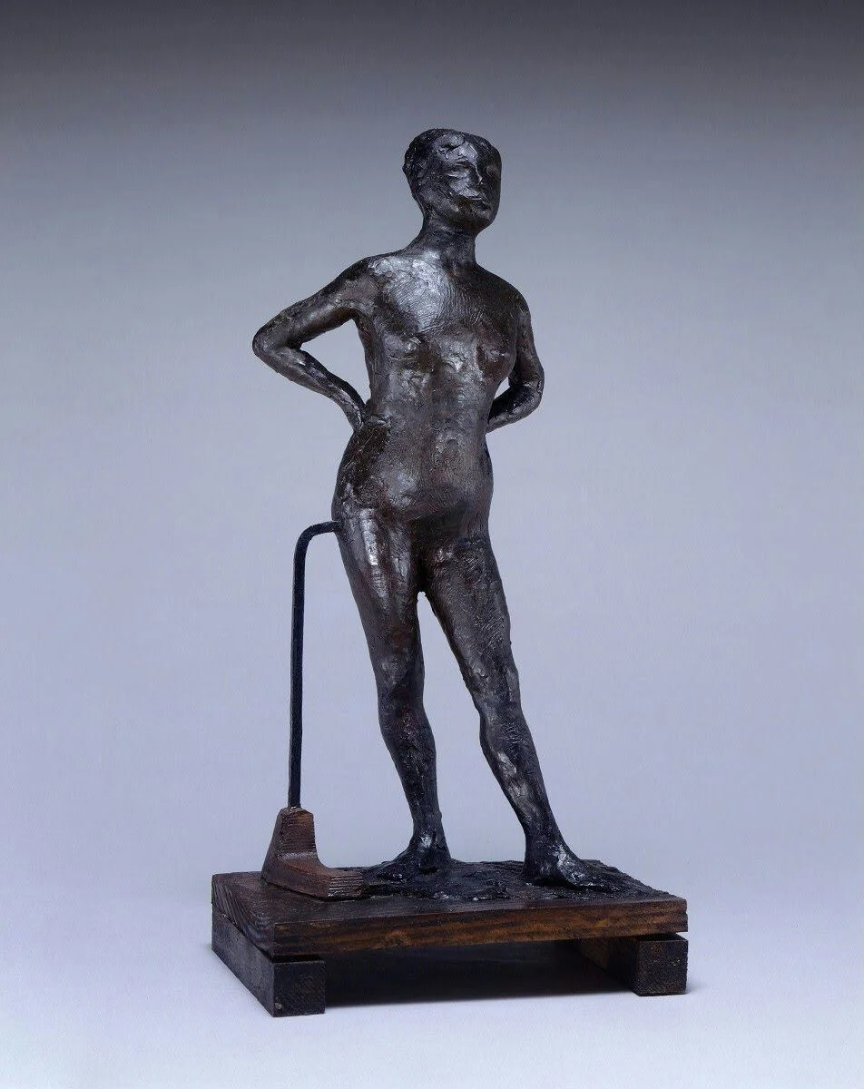 Edgar Degas Dancer at Rest Hands on Her Hips Left Leg Forward Poster 1882 Wall Art Painting