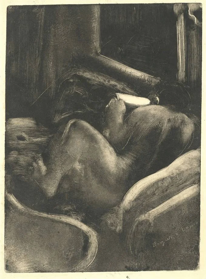 Edgar Degas Woman Reading Liseuse Poster 1880 Wall Art Painting