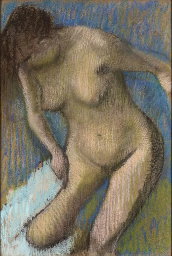 Edgar Degas Dopo Il Bagno Poster 1880 Wall Art Painting