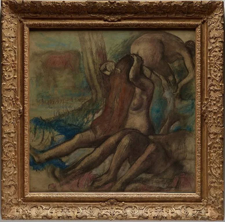 Edgar Degas The Bathers Poster 1883 Wall Art Painting