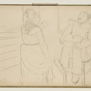 Edgar Degas Brothel Scene Poster 1879 V4 Wall Art Painting