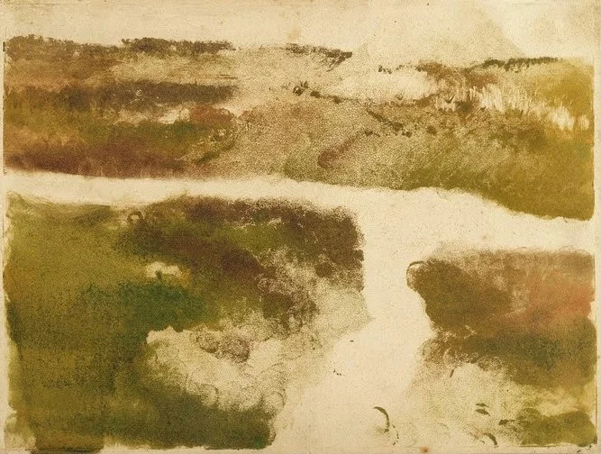 Edgar Degas Mountain Landscape Poster 1892 Wall Art Painting