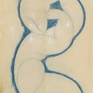 Amedeo Modigliani Caryatid Poster 1913 V3 Wall Art Painting