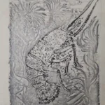 Pablo Picasso A lagosta (ilustração para o livro História Natural de Le Buffon) Poster 1942 Wall Art Painting