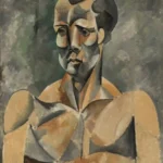 Pablo Picasso Bust of a Man (The Athlete) Poster 1909 Wall Art Painting
