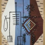 Pablo Picasso Composition for Bal de la Mer Poster 1928 Wall Art Painting