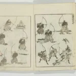 Katsushika Hokusai (Artist) Random Sketches by (manga) (Japanese (1760–1817 Copy 2) Poster Wall Art Painting