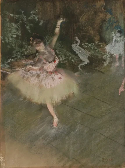 Edgar Degas The Star 1876 Poster PrintOvly