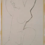 Amedeo Modigliani Caryatid Poster 1911 Wall Art Painting