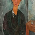 Amedeo Modigliani Chaim Soutine Poster 1917 Wall Art Painting
