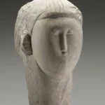 Amedeo Modigliani Head C Poster 1913 Wall Art Painting