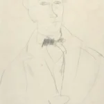 Amedeo Modigliani Portrait of the Artist Othon Friesz 19th Century 20th Century Poster 1920 Wall Art Painting