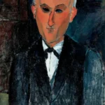 Amedeo Modigliani Max Jacob 44 Poster 1920 Wall Art Painting