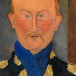Amedeo Modigliani Leon Bakst Poster 1917 Wall Art Painting