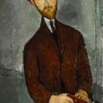 Amedeo Modigliani Leopold Zborowski C Poster 1916 Wall Art Painting
