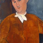 Amedeo Modigliani Monsieur Deleu Poster 1916 Wall Art Painting