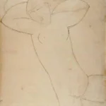 Amedeo Modigliani Nudo Sdraiato Poster 1917 Wall Art Painting