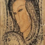 Amedeo Modigliani Portrait of a Young Widow Poster 1917 Wall Art Painting