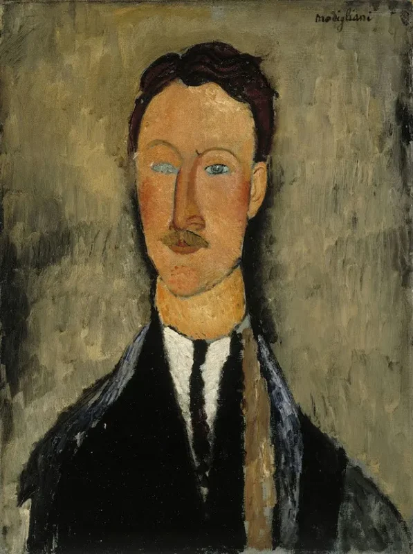 Amedeo Modigliani Portrait of the Artist Leopold Survage 1918 Poster PrintOvly