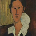 Amedeo Modigliani Ritratto di Hanka Zborowska Poster 1919 Wall Art Painting