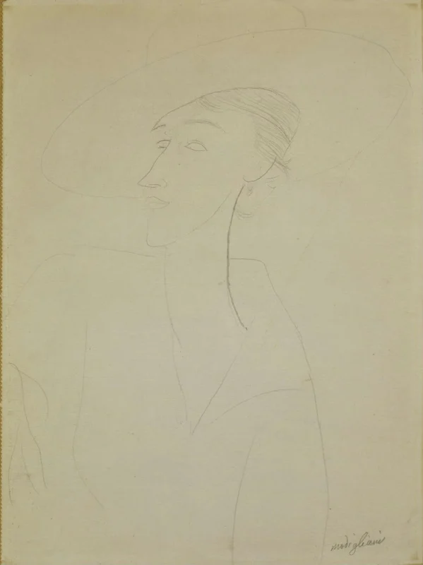 Amedeo Modigliani Untitled Portrait of Madame Zborowska C 1919 Poster PrintOvly
