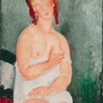 Amedeo Modigliani Young Woman in a Shirt Poster 1918 Wall Art Painting