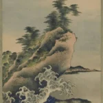 Katsushika Hokusai Breaking Waves Poster 1847 Wall Art Painting