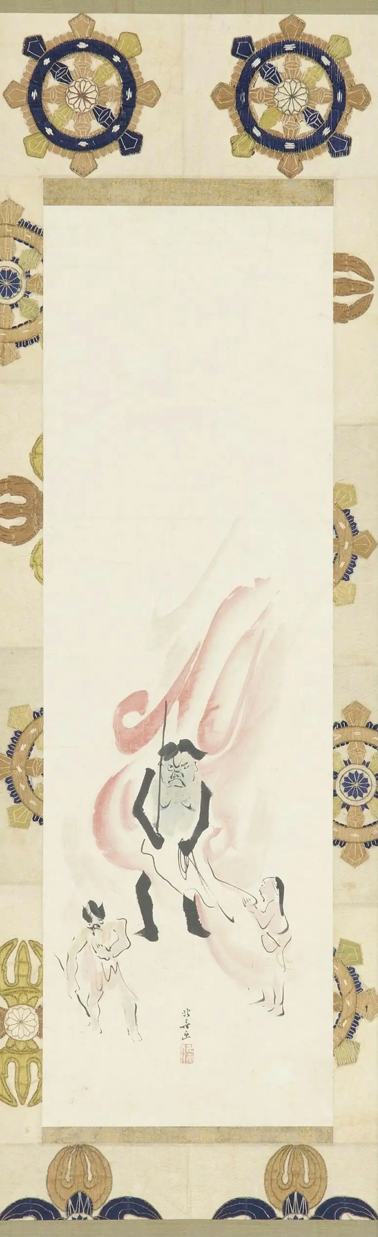 Artist_ Katsushika Hokusai Fudo myo o 1760 1849 Katsushika Hokusai Fudo Myo Poster 1849 Wall Art Painting - Image 1