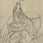 Katsushika Hokusai Fugen Bosatsu Seated on an Elephant Poster 1849 Wall Art Painting