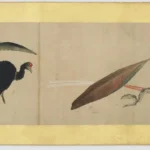 Katsushika Hokusai Handscroll with Miscellaneous Images Poster 1839 Wall Art Painting
