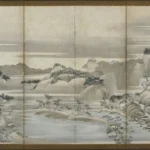Katsushika Hokusai Landscapes of the Four Seasons Spring and Summer Poster 1849 Wall Art Painting