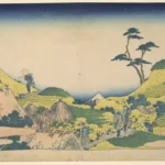 Katsushika Hokusai Lower Meguro From the Thirty Six Views of Mt Fuji Poster 1849 Wall Art Painting