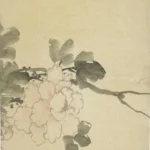 Katsushika Hokusai Peony Poster 1849 Wall Art Painting