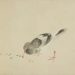 Katsushika Hokusai Pigeon Poster 1849 Wall Art Painting