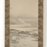Katsushika Hokusai River Landscape Poster 1849 Wall Art Painting
