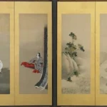 Katsushika Hokusai Six Tama Rivers Poster 1833 Wall Art Painting