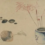 Katsushika Hokusai Sparklers Crab and Bulb Poster 1849 Wall Art Painting