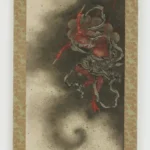 Katsushika Hokusai Thunder God Poster 1847 Wall Art Painting