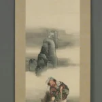 Katsushika Hokusai Woodcutter Poster 1849 Wall Art Painting