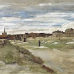 Vincent van Gogh At Scheveningen Bleaching Ground Poster 1882 Wall Art Painting