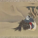 Katsushika Hokusai Attributed to 葛飾北斎 Dream of the Rush Gatherer Poster 1849 Wall Art Painting