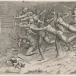 Michelangelo Vices Aiming at a Target Poster 1548–1560 Wall Art Painting