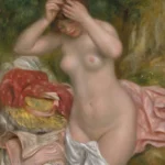 Pierre-Auguste Renoir Bather Arranging Her Hair Poster 1893 Wall Art Painting