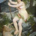 Pierre-Auguste Renoir Diana Poster 1867 Wall Art Painting