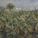 Pierre-Auguste Renoir Field of Banana Trees Poster 1881 Wall Art Painting